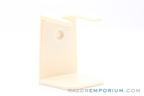 Acrylic Shaving Brush Stand Ivory