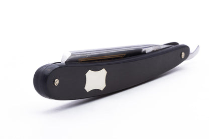 5/8 Dovo Astrale Full Hollow Straight Razor | Ebony Wood Scales