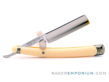 5/8" J.A. Henckels #407 Twin Works Straight Razor w/ Case & Instructions | Solingen, Germany *MINT*