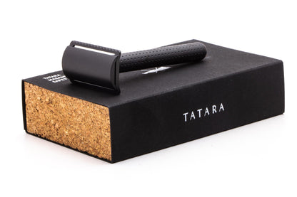 Tatara |Dark Masamune Closed Comb Stainless Steel Double Edge Safety Razor | With Imperfection on Threading