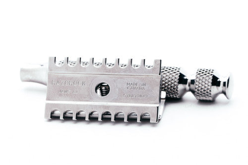 RazoRock Jaws 84 3-Piece Double Edge Safety Razor | Used