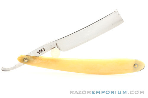 5/8" Yankee Cutlery Co.  Square Tip Straight Razor w/ Case |  Germany