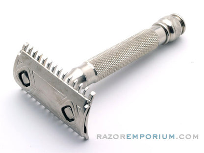 1930's Gillette Goodwill DE Safety Razor w/ Replica Handle