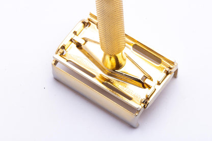 1940's Gillette Gold English Parat Double Edge Safety Razor | Original Condition
