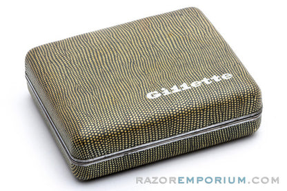1953 Gillette President DE Safety Razor Set - Original Rhodium + Nickel Finish