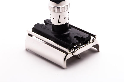1977 X2 Gillette Super Adjustable Black Beauty Double Edge Safety Razor  | Rhodium Revamp
