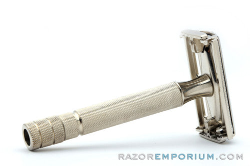 1953 Gillette Super Speed (DE) Safety Razor Y4 | Factory Nickel Revamp