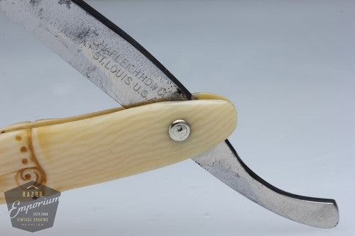 5/8" Shapleigh Hardware Half Hollow Straight Razor | Square Point