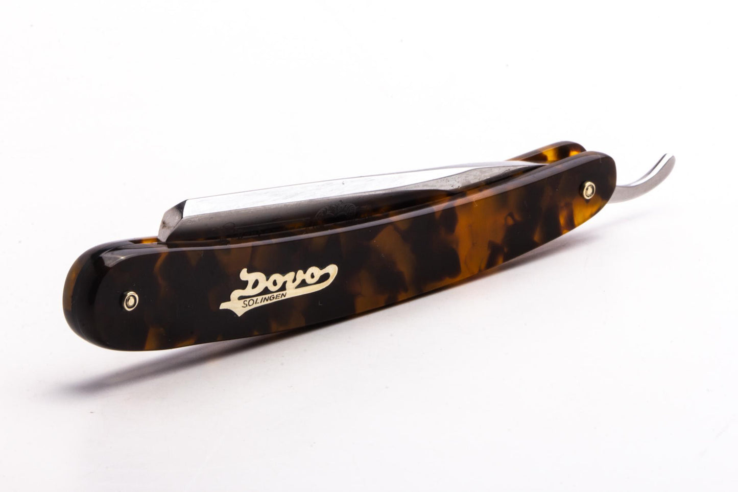 5\8" DOVO Barbarossa Short Round Tip Swedish Steel Hollow Ground Straight Razor