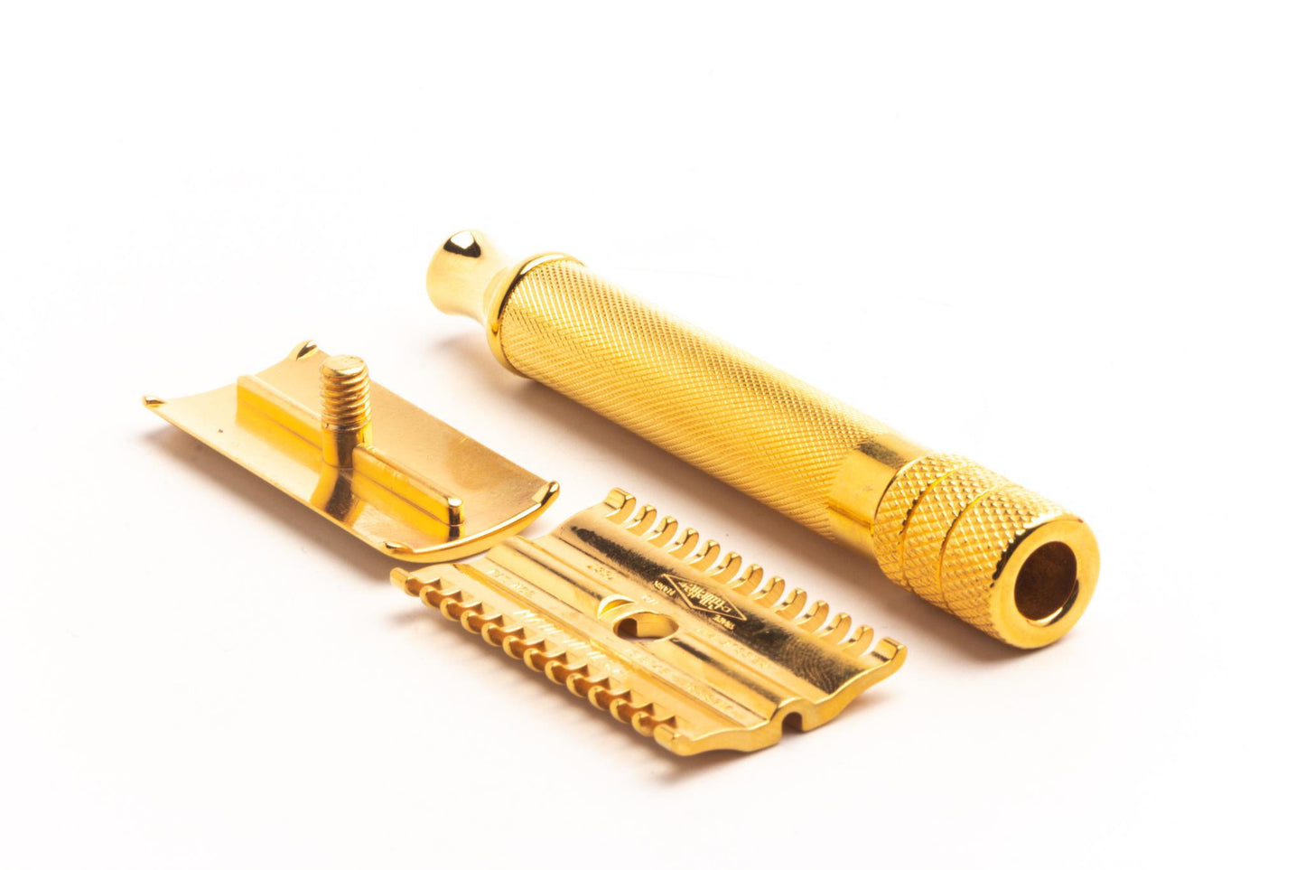 1930's Gillette Gold Big Boy Hybrid Double Edge Safety Razor | 24k Gold Revamp