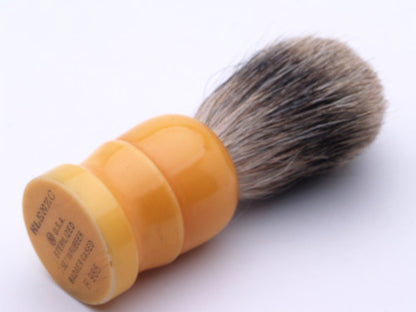 Klenzo Butterscotch Shaving Brush - 22mm Super Fine Badger