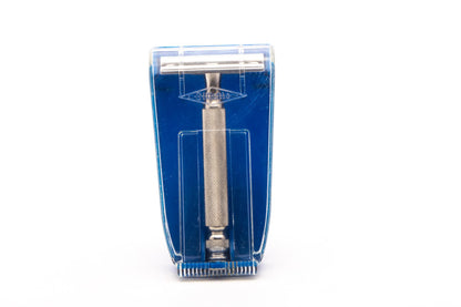 1951 Gillette Ball End Tech Three Piece Double Edge Safety Razor Set | Original Condition