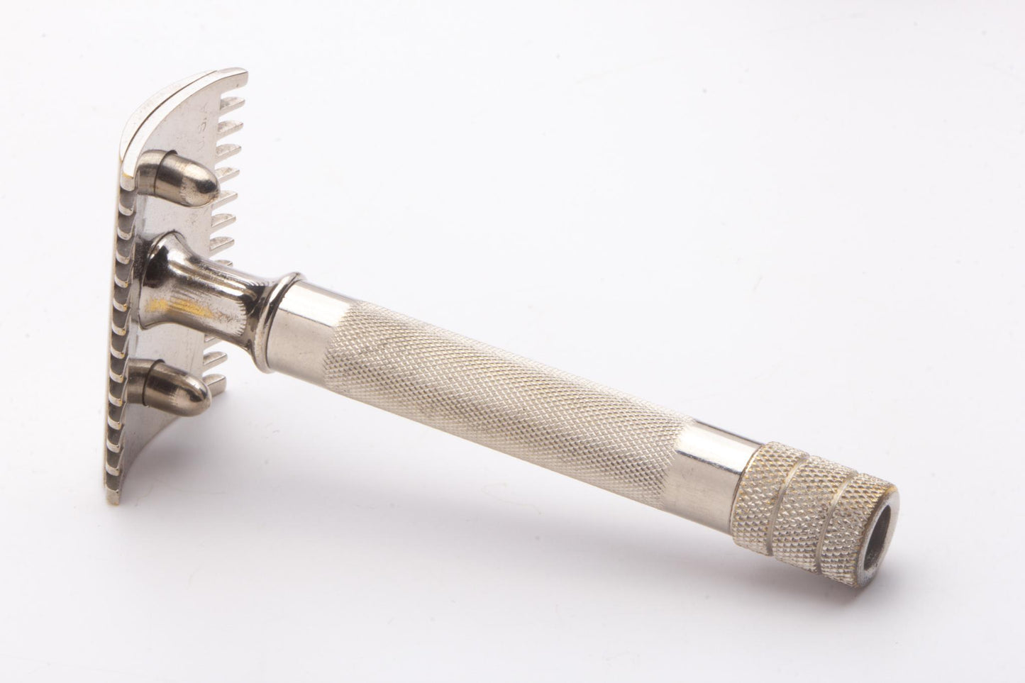 1917 Gillette Silver Single Ring Old Type Double Edge Safety Razor Set | Original Condition