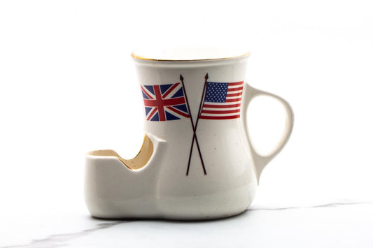 Lego America & England Ceramic Shaving Scuttle