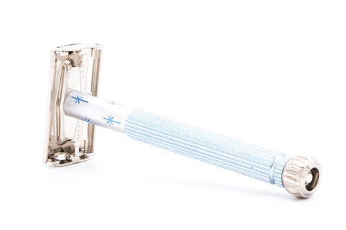 Gillette Razor Stars 1972 Gillette Blue Star Lady Gillette Double Edge Safety Razor S3 ...