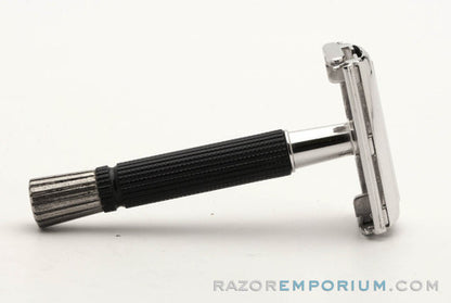 1988 I1 Gillette Black Handle Super Speed Safety Razor