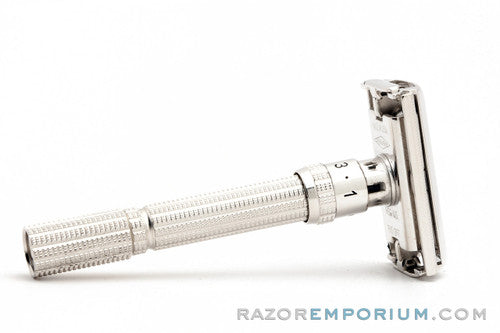 1966 Gillette Slim Adjustable TTO Safety Razor L3 | Rhodium Revamp