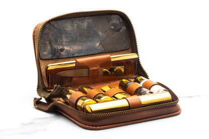 1954 X4 Gillette Tech Bakelite Handle Ultimate Travel Set | Original Condition