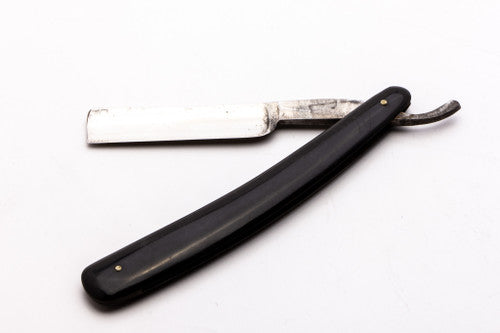6/8" Black Handle Classics on Clearance Straight Razor