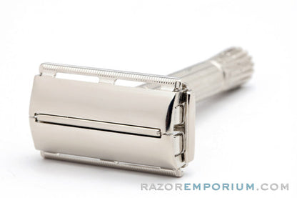 1960 Gillette TV Super Speed DE Razor F1 - Factory Nickel Revamp
