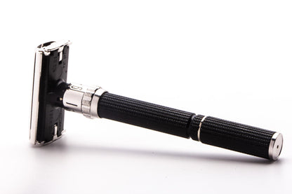 1977 X2 Gillette Super Adjustable Black Beauty Double Edge Safety Razor  | Rhodium Revamp
