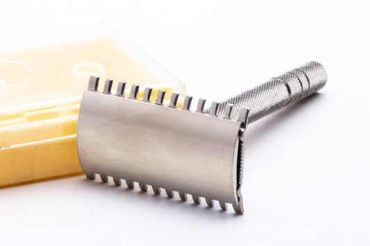 Gibbs Three Piece Open Comb Double Edge Safety Razor | Original Condition