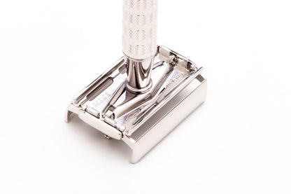 1956 B3 Gillette Red Tip Heavy  Super Speed Safety Razor  | Rhodium Revamp