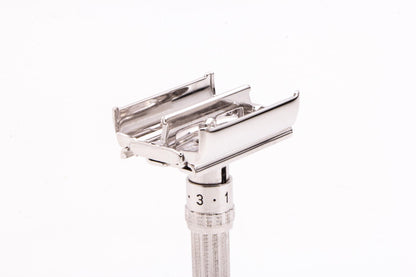 1965 K3 Gillette Slim Adjustable TTO Double Edge Safety Razor|  Rhodium Revamp