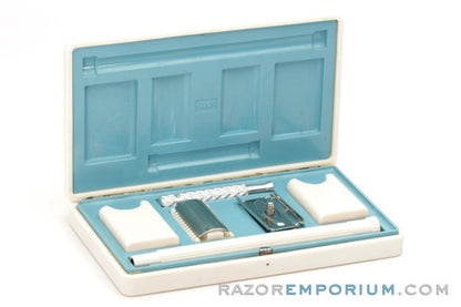 1977 GBS & Gillette Tech Long Handle DE Safety Razors Set | Made in England