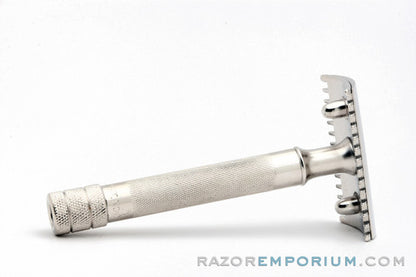 1911 Gillette Single Ring Double Edge Safety Razor | Rhodium Revamp