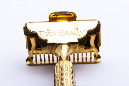 Ever-Ready Gold 1912 Style Single Edge Improved Safety Razor Set | Original Condition