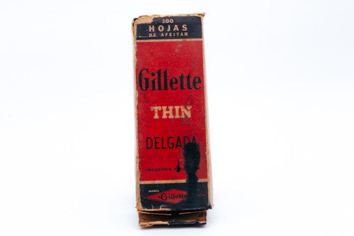 200 Gillette Delgada Thin - Made in Argentina - Double Edge Razor Blades