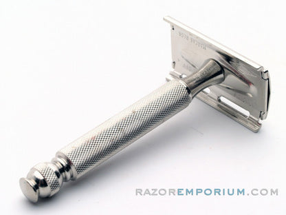 1967 M3 Gillette Ball End Tech DE Razor in Original Red Box w/ Blades