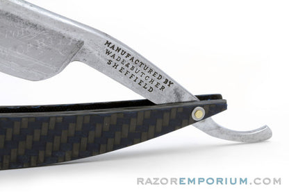 6/8" Wade & Butcher Straight Razor | Carbon Fiber Scales Sheffield, England