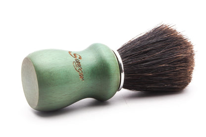 Semogue | Pharos-C3 Ocean Green Pure Black Horse Shaving Brush