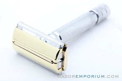 1950's Gillette Light Duty Aluminum Rocket Safety Razor | Made in England