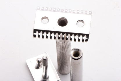 1922 Gillette Big Fellow Double Edge Safety Razor | Rhodium Revamp