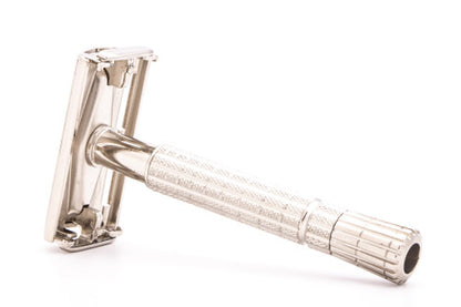 1965 K4 Gillette Flare Tip Double Edge Super Speed Safety Razor  | Factory Nickel Revamp
