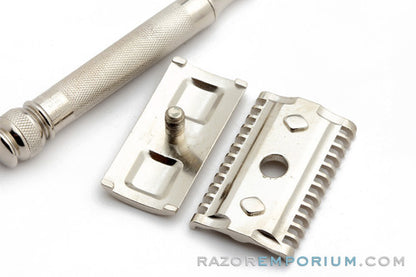 1930's Gillette Goodwill Double Edge Safety Razor | Factory Nickel Revamp