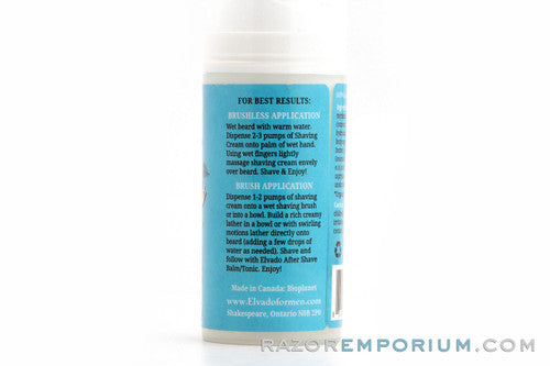 Elvado Brush & Brushless Shaving Cream - Pacific Crest Kahuna