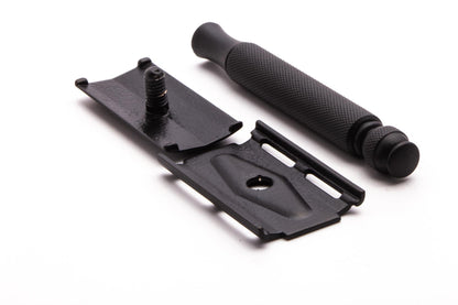 1968 N2 Gillette Ball End Tech Double Edge Safety Razor | Black Powder Coat