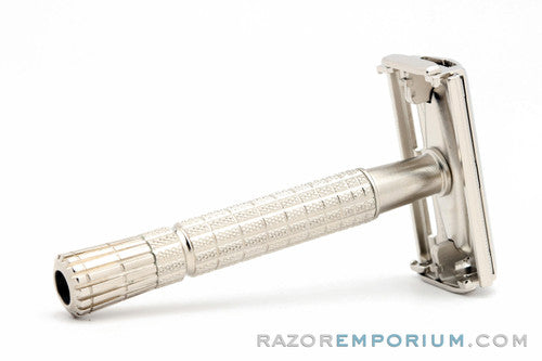 1960 Gillette Flair Tip Double Edge Super Speed Safety Razor Factory Nickel Revamp A3