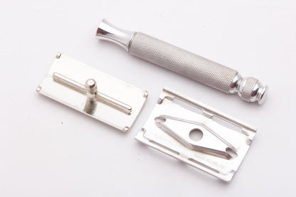 Gillette Ball End Old Type 3 Peice Double Edge Safety Razor | Original Condition