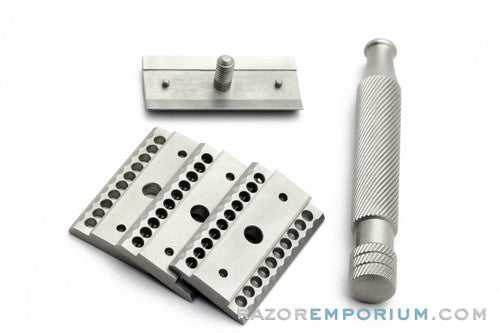 Above the Tie Atlas 5 Piece Satin Stainless Steel Safety Razor - Windsor