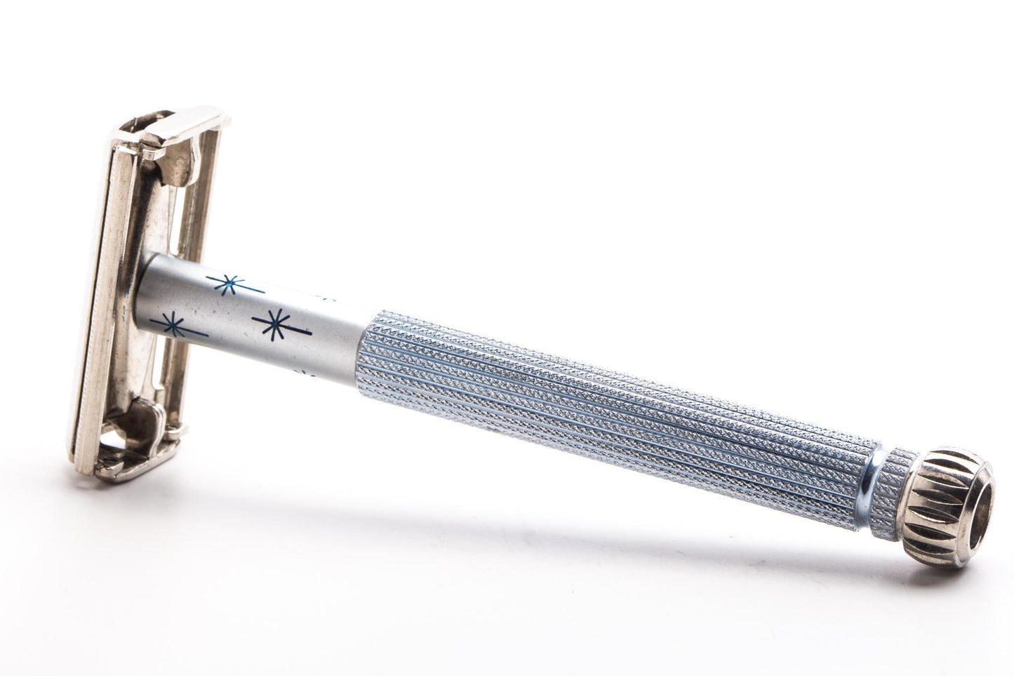 1962 H4 Gillette Blue Star Lady Gillette Double Edge Safety Razor | Original Condition