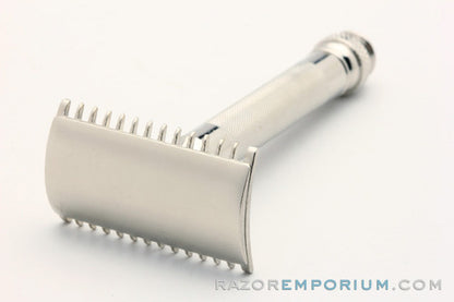 1909 Gillette Ball End Old Type Double Edge Safety Razor Factory Nickel Revamp