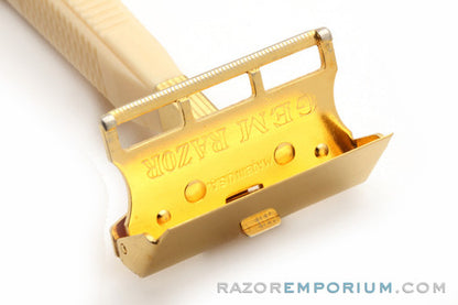1960's GEM Featherweight Deluxe Single Edge Safety Razor