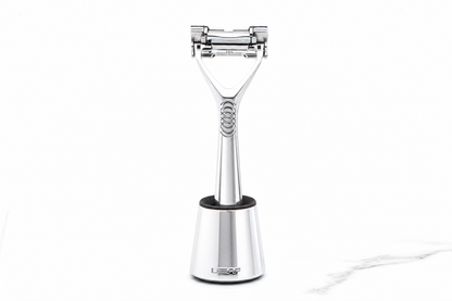Leaf | The Leaf Two Double Blade Pivoting Razor Kit - Chrome