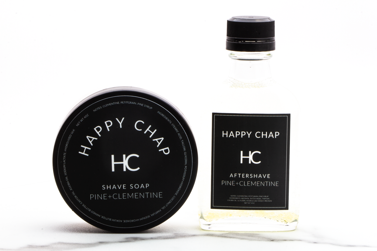 Happy Chap | Pine + Clementine Shave Soap