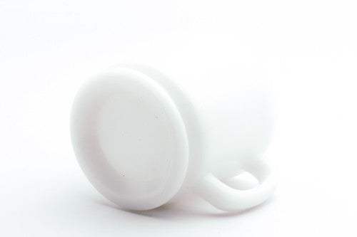 Vintage White Wet Shaving Mug